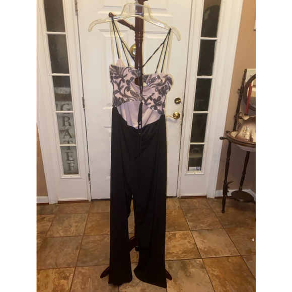 Women's bebe Jumpsuit XL Black & cream - Picture 6 of 6